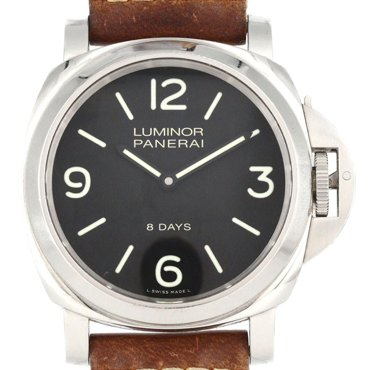 Panerai Panerai Panerai Luminor Base 8 Days Acciaio Stainless Steel Watch Metal Other PAM00560 DUTY FREE for USA Size ONE SIZE - 1 Thumbnail