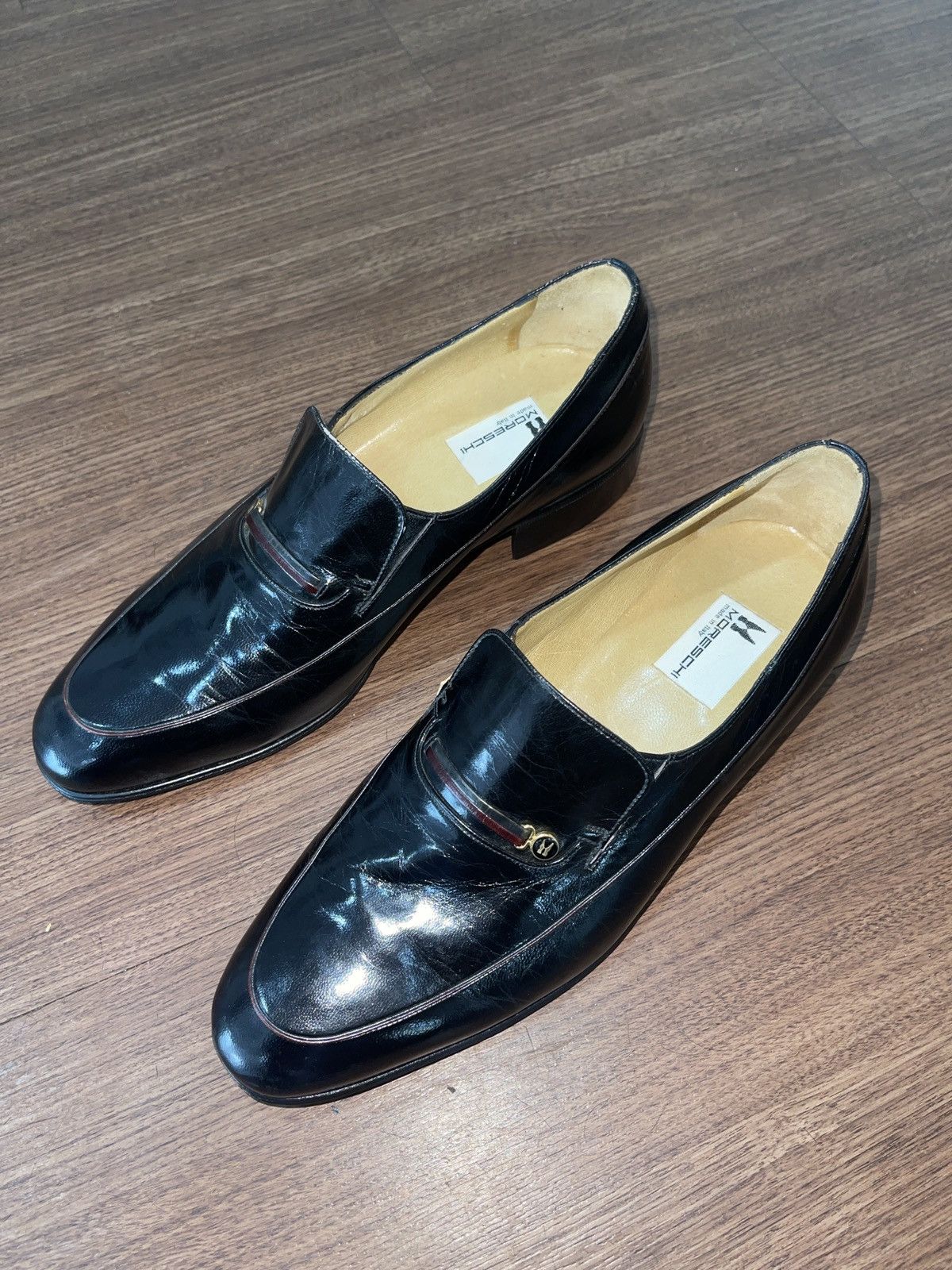 Moreschi MORESCHI Black Leather Loafers Size US 7.5 / EU 40-41 - 1 Thumbnail