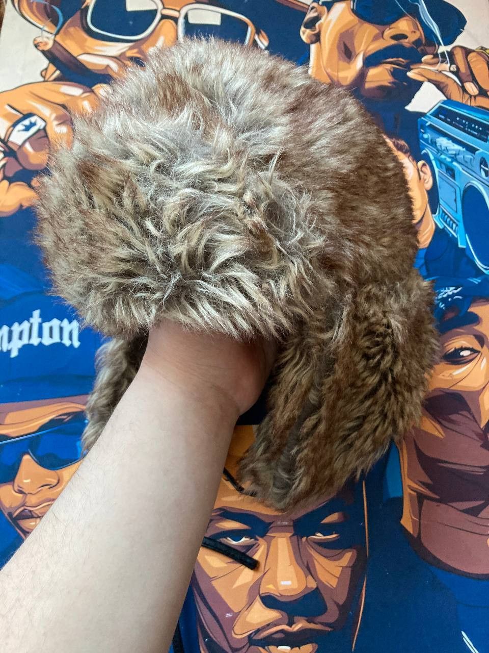 Other y2K Archival Fuzzy Fur Mohair Japan style Trapper Cap Hat Size ONE SIZE - 5 Thumbnail