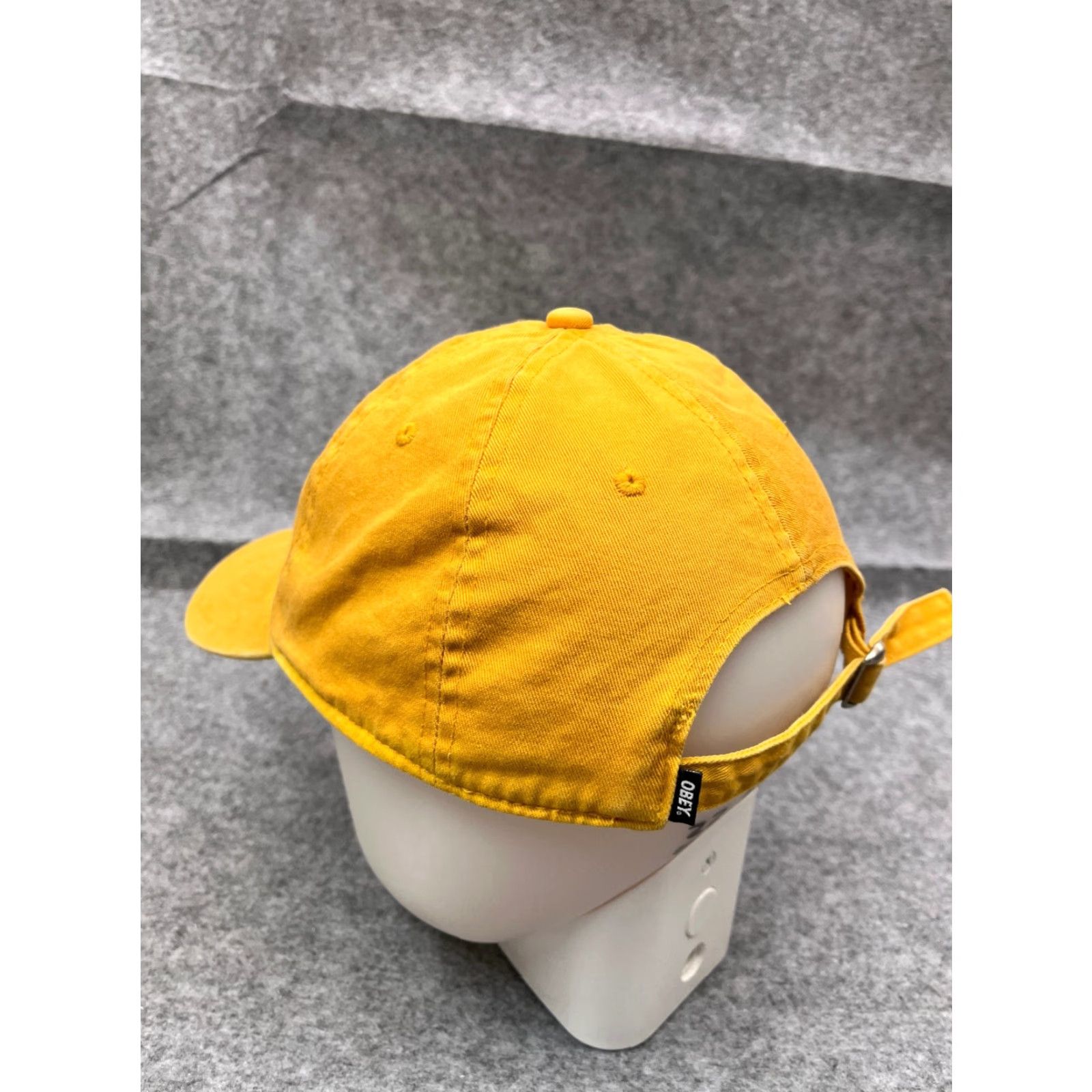 Obey OBEY Hat Cap Strap Back Adult One Size Yellow 100% Cotton Embroider Beach Twill Size ONE SIZE - 5 Thumbnail