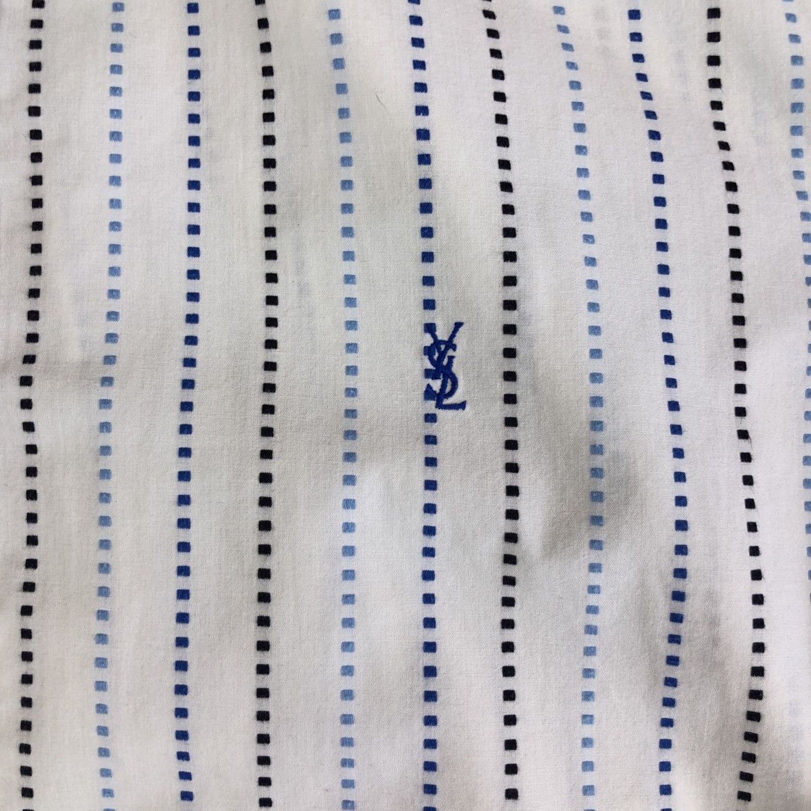 Yves Saint Laurent YSL Logo White Shirt Yves Saint Laurent Vintage Size US XL / EU 56 / 4 - 3 Thumbnail
