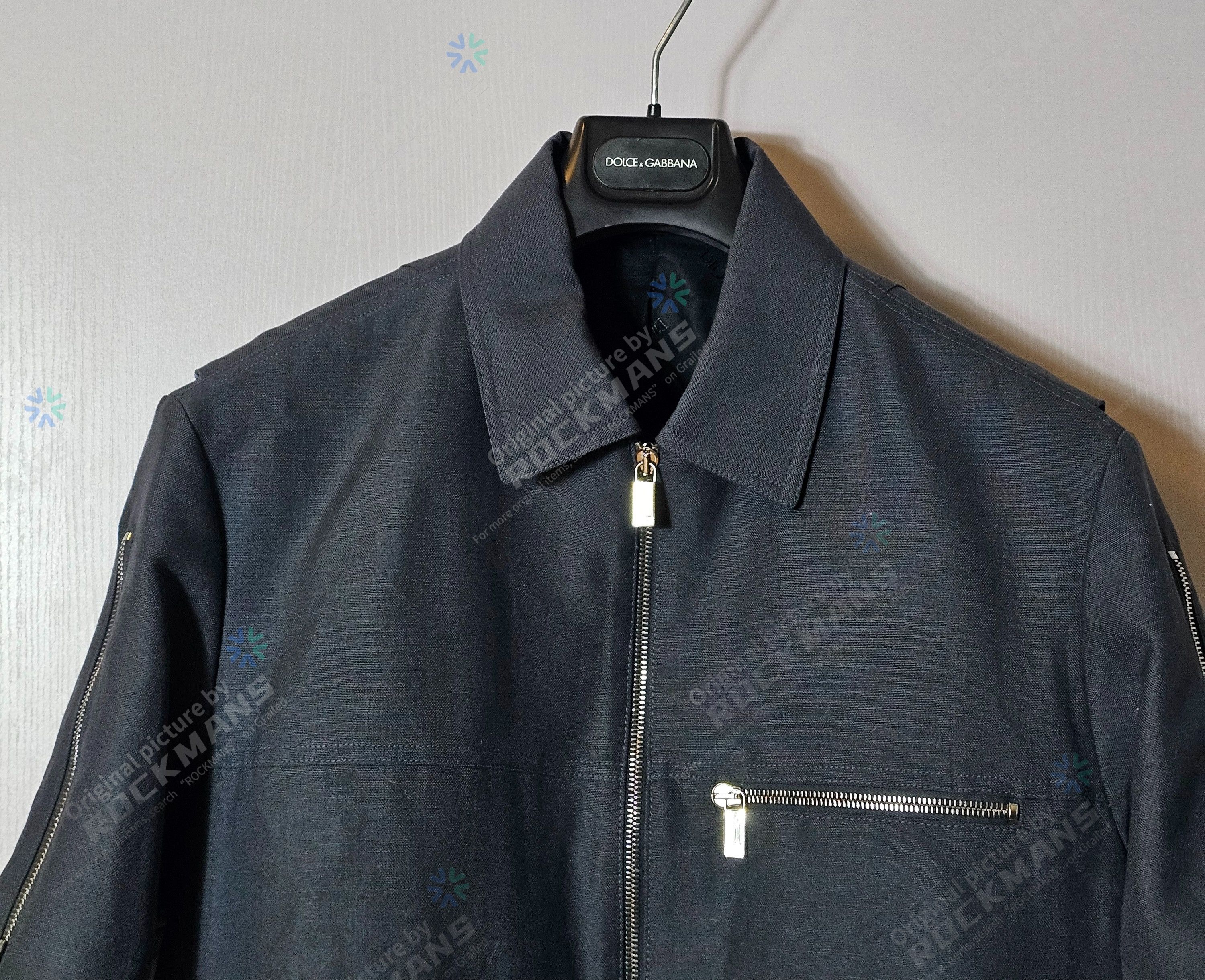 Dior Dior Wool Short Sleeve Work Zip Jacket Size 48 Size US L / EU 52-54 / 3 - 2 Thumbnail