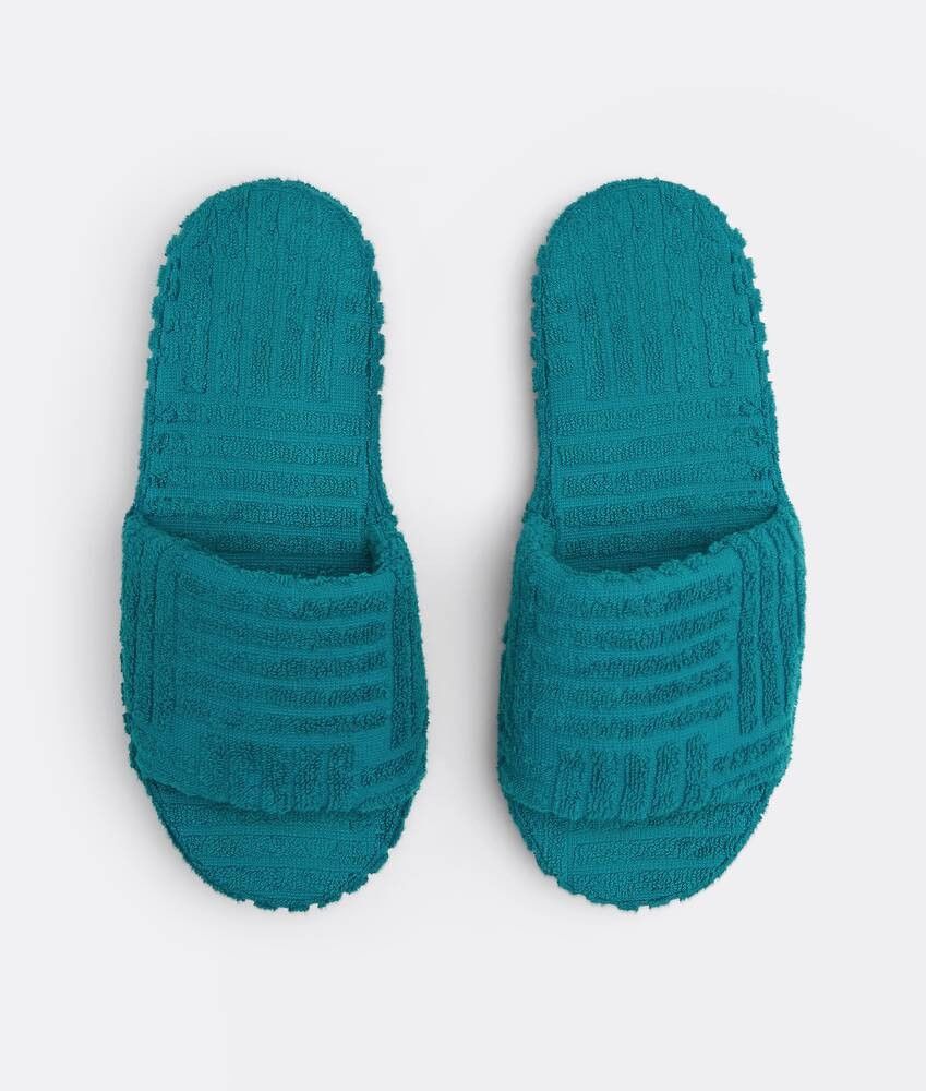 Bottega Veneta o1bcso1str0225 Resort Sponge Sandals in Blue Size US 11 / EU 44 - 4 Thumbnail