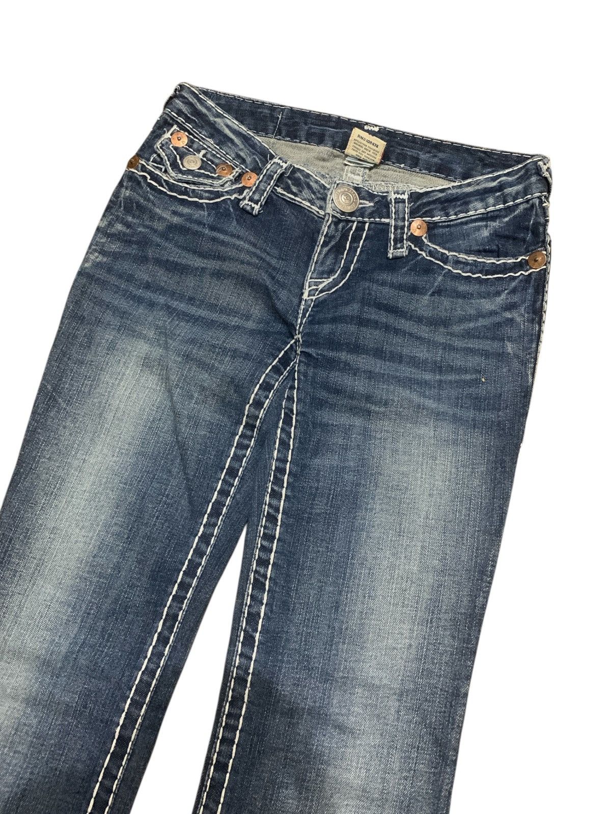 True Religion Vintage True Religion Billy Super T Low Rise Denim Size 29" - 2 Thumbnail