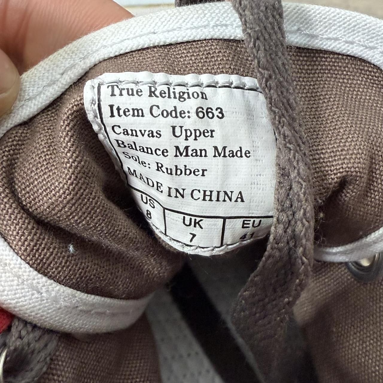 True Religion True Religion High Top Sneakers Size US 8 / EU 41 - 6 Thumbnail