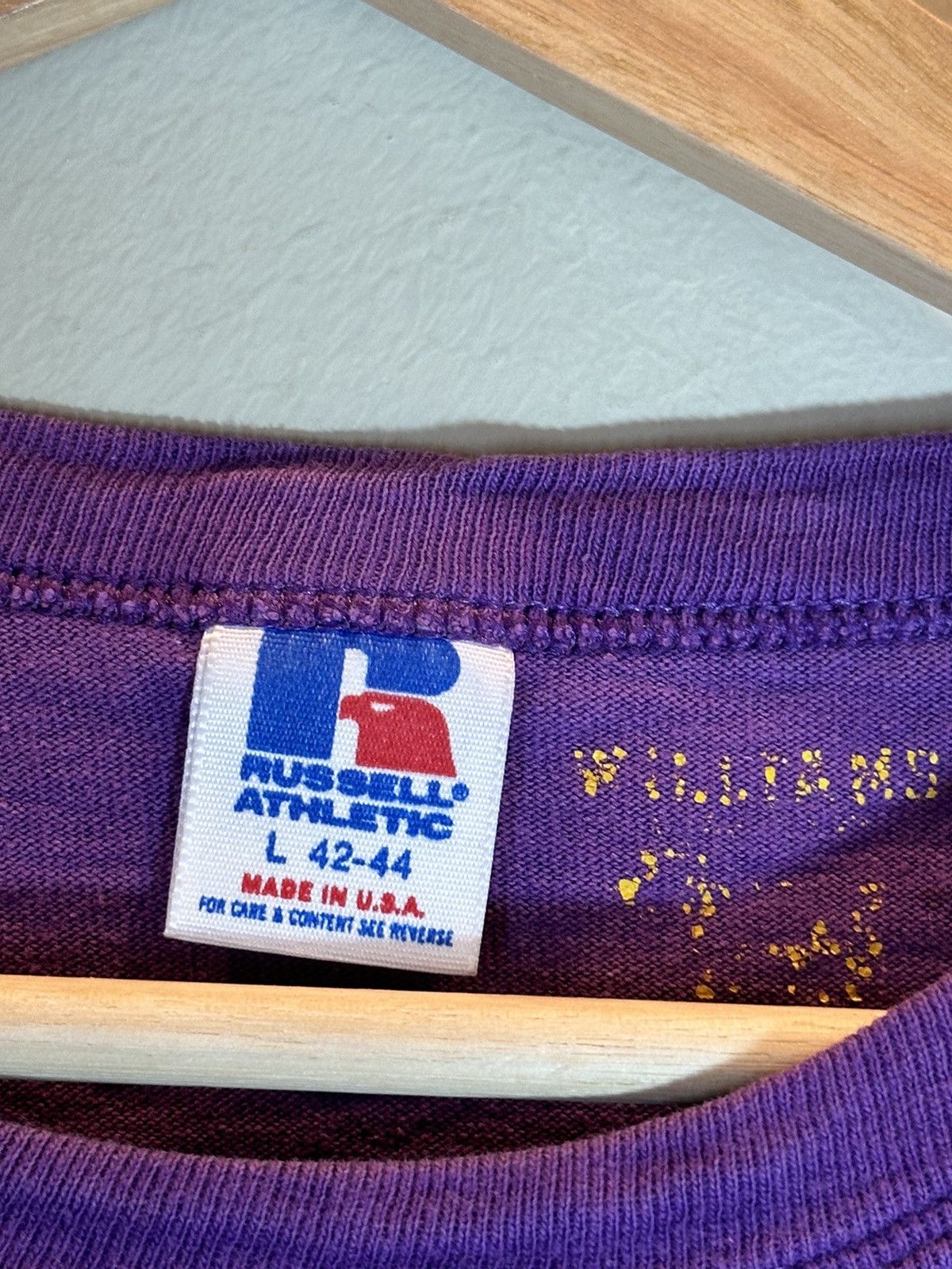 Russell Athletic × Vintage *RARE* Vintage 80s Williams College Single Stitch USA Shirt Size US M / EU 48-50 / 2 - 6 Thumbnail