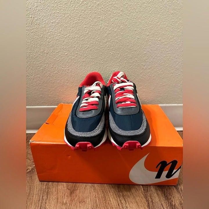 Nike Nike LD Waffle Sacai Undercover Midnight Spruce University Red Size US 6 / EU 39 - 5 Thumbnail