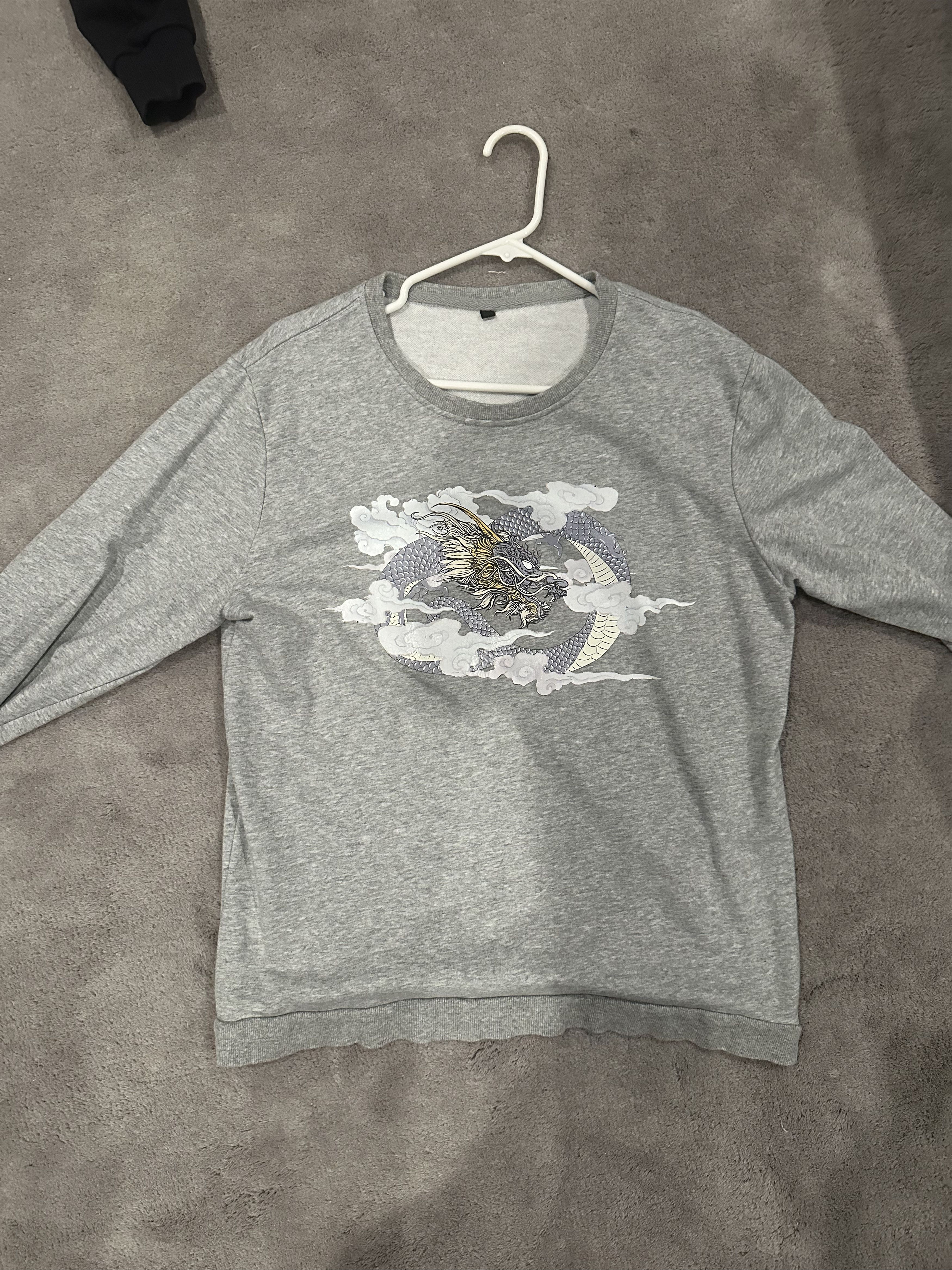 Other Grey dragon long sleeve crewneck Size US M / EU 48-50 / 2 - 1 Thumbnail