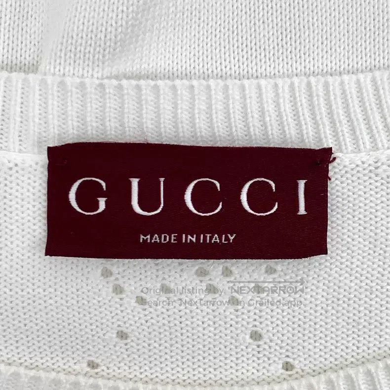 Gucci Gucci White double G hollow cotton round-neck short-sleeve Size S / US 4 / IT 40 - 5 Thumbnail