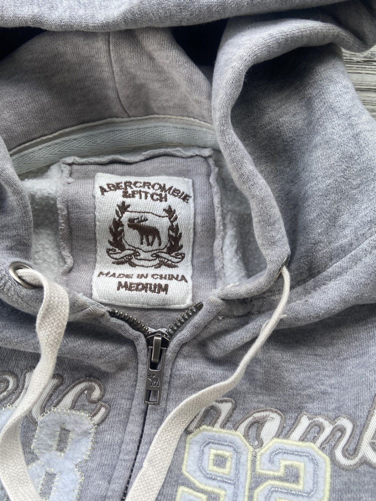 Abercrombie & Fitch Vintage Abercrombie & Fitch Zip Hoodie Size US S / EU 44-46 / 1 - 4 Thumbnail