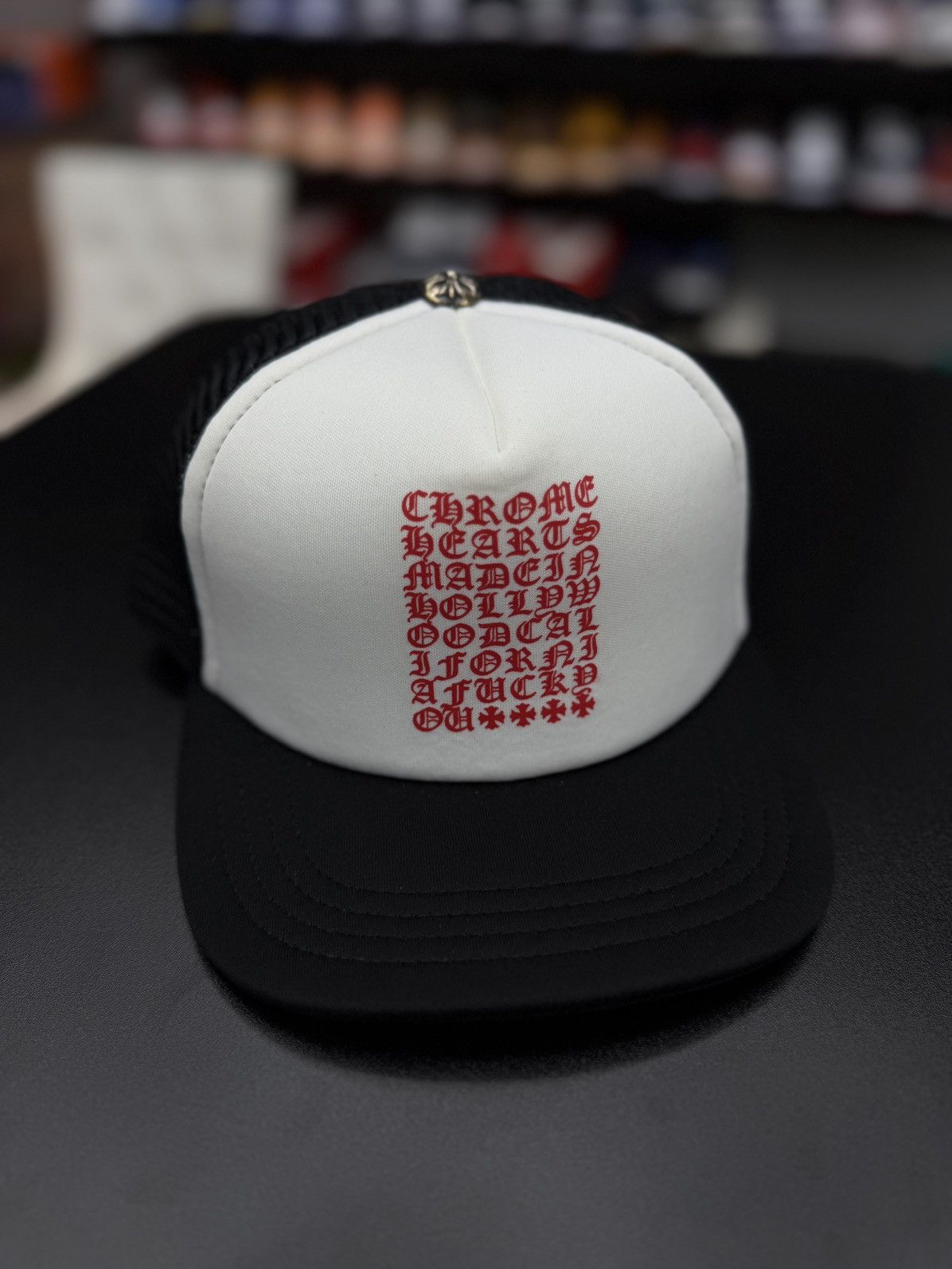 Chrome Hearts Chrome Hearts Black White SnapBack New Size ONE SIZE - 3 Thumbnail