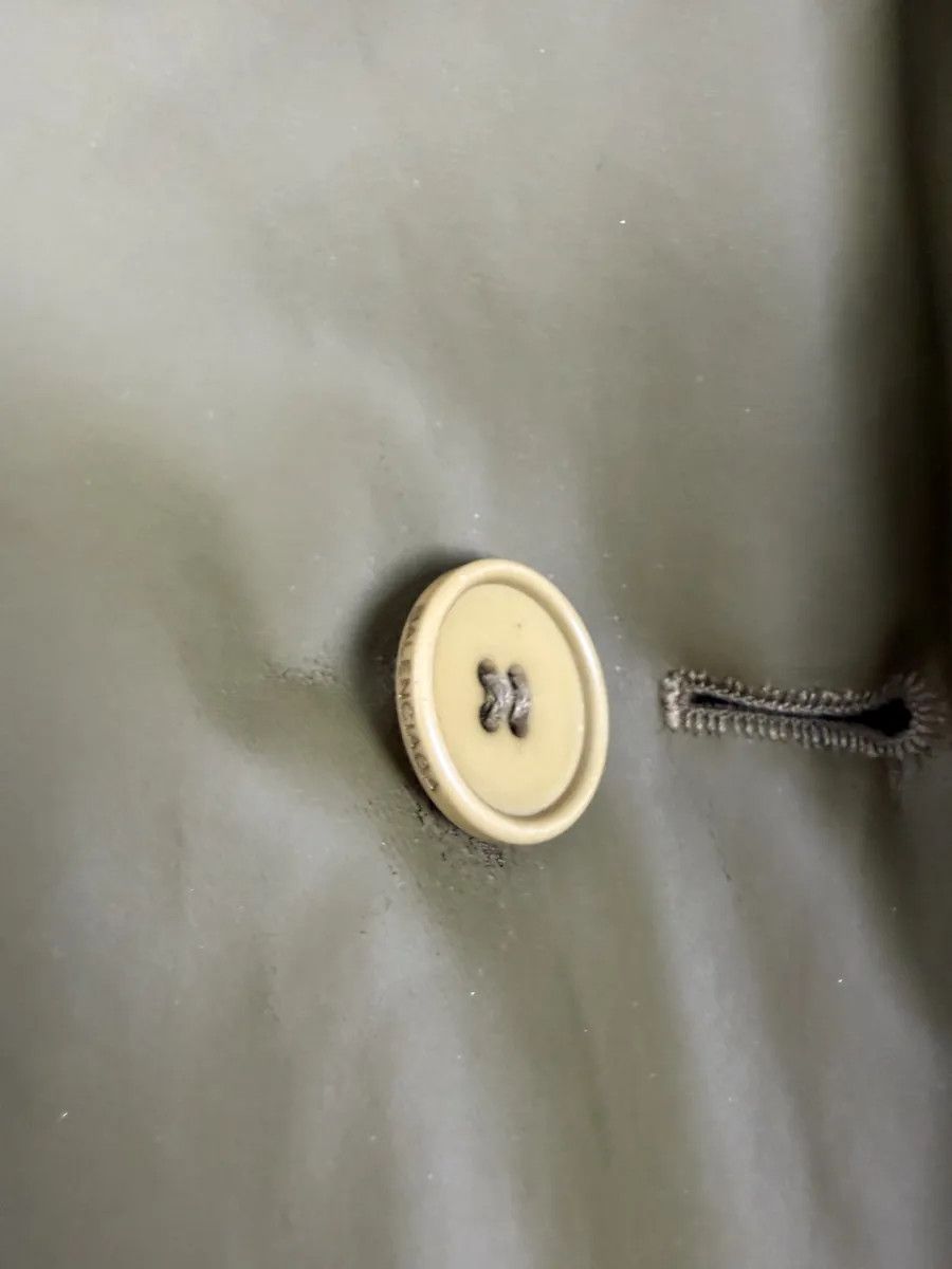 Balenciaga 2010s Balenciaga Green Fur Hooded Parka Jacket Size US M / EU 48-50 / 2 - 8 Thumbnail