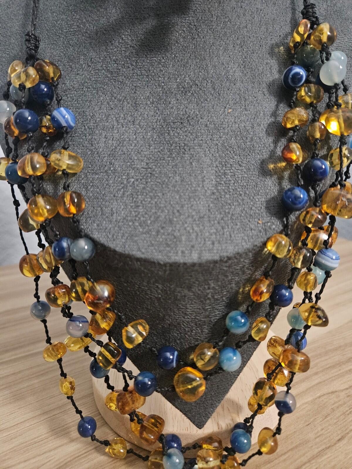 Other Blue and orange beaded 3 piece set Size ONE SIZE - 4 Thumbnail