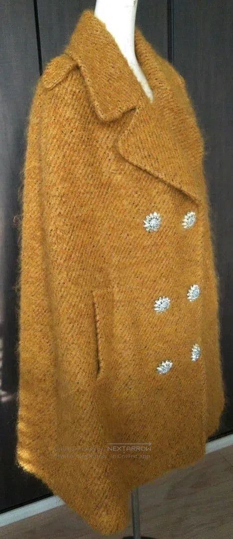 Other Valentino Double-breasted mohair wool cape coat Size XS / US 0-2 / IT 36-38 - 6 Thumbnail