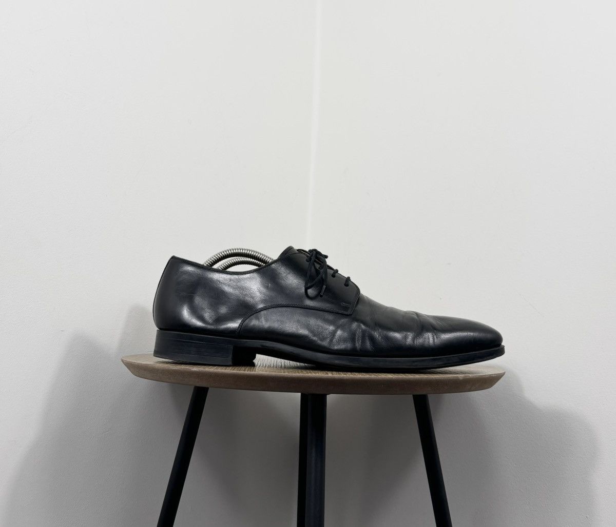 Magnanni Magnanni Men’s Black Leather Cap Toe Oxford Dress Shoes Size US 12 / EU 45 - 2 Thumbnail