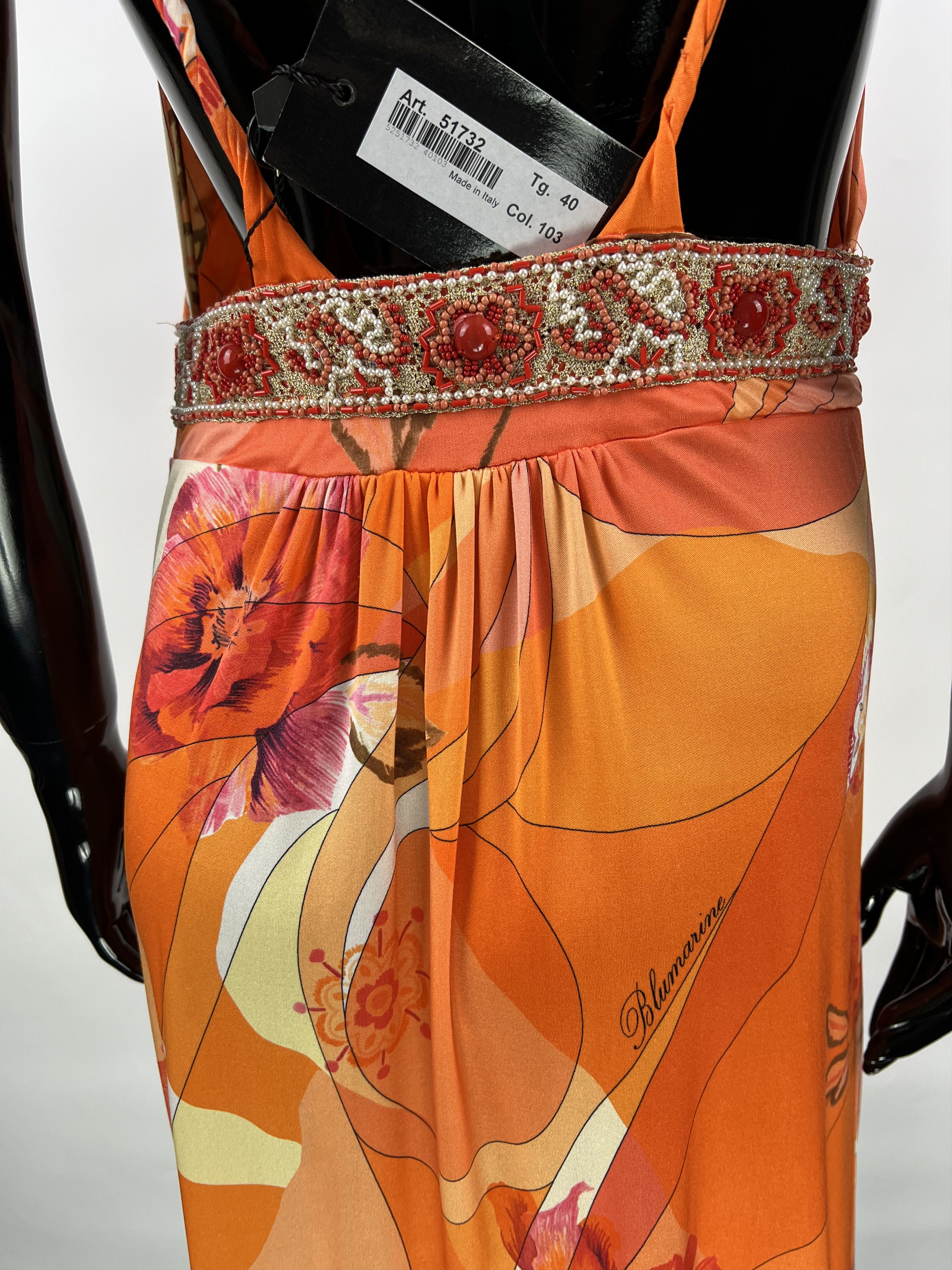 Blumarine Blumarine Silk Rhinestones Sleeveless Strappy Dress Size 40 Size S / US 4 / IT 40 - 7 Thumbnail