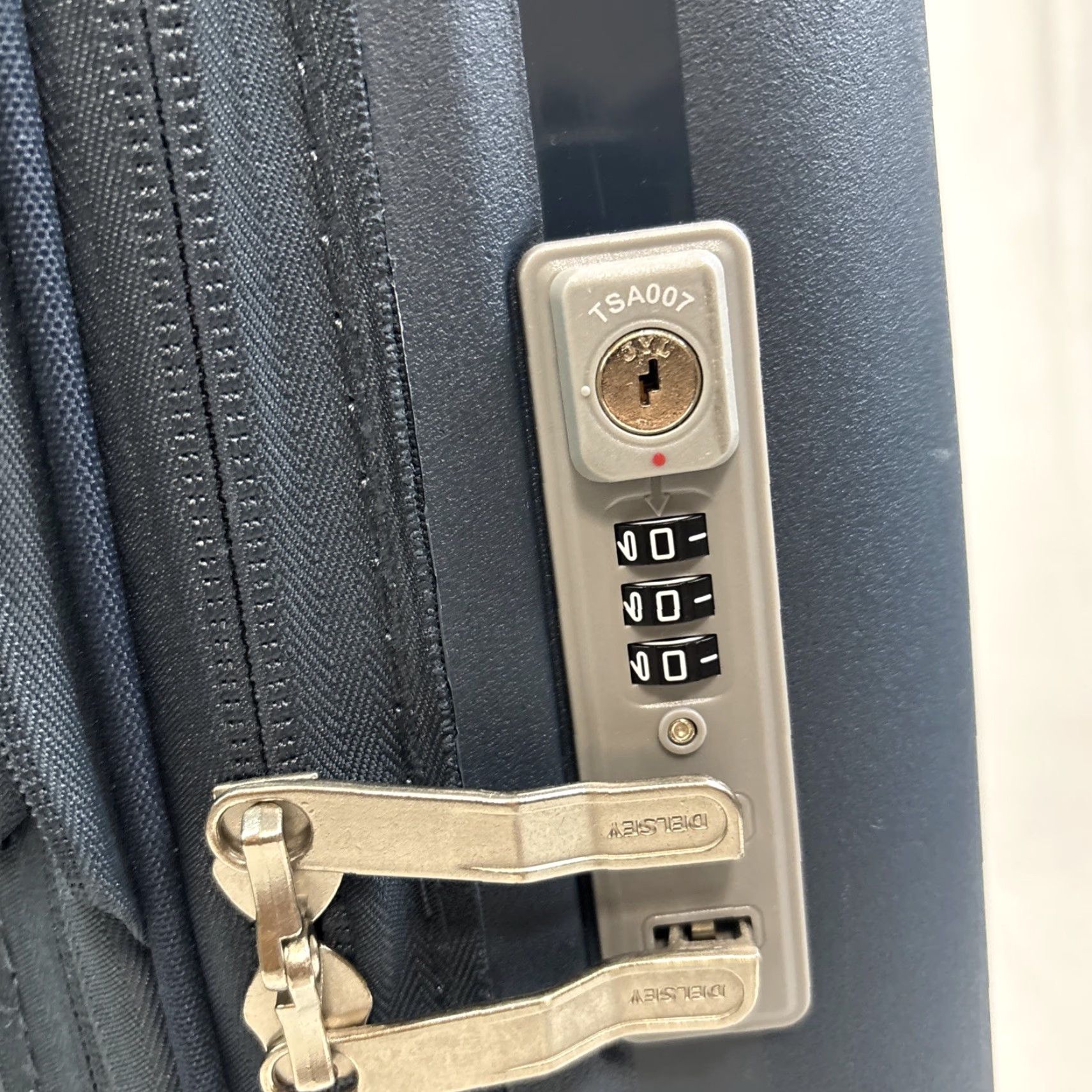 Vintage VINTAGE DELSEY Paris Clavel Hardside Expandable Luggage with Spinner Wheels Blue Carry On Luggage Unisex-Adult 19 Inch Paris Theme Mens Womens Size ONE SIZE - 4 Thumbnail