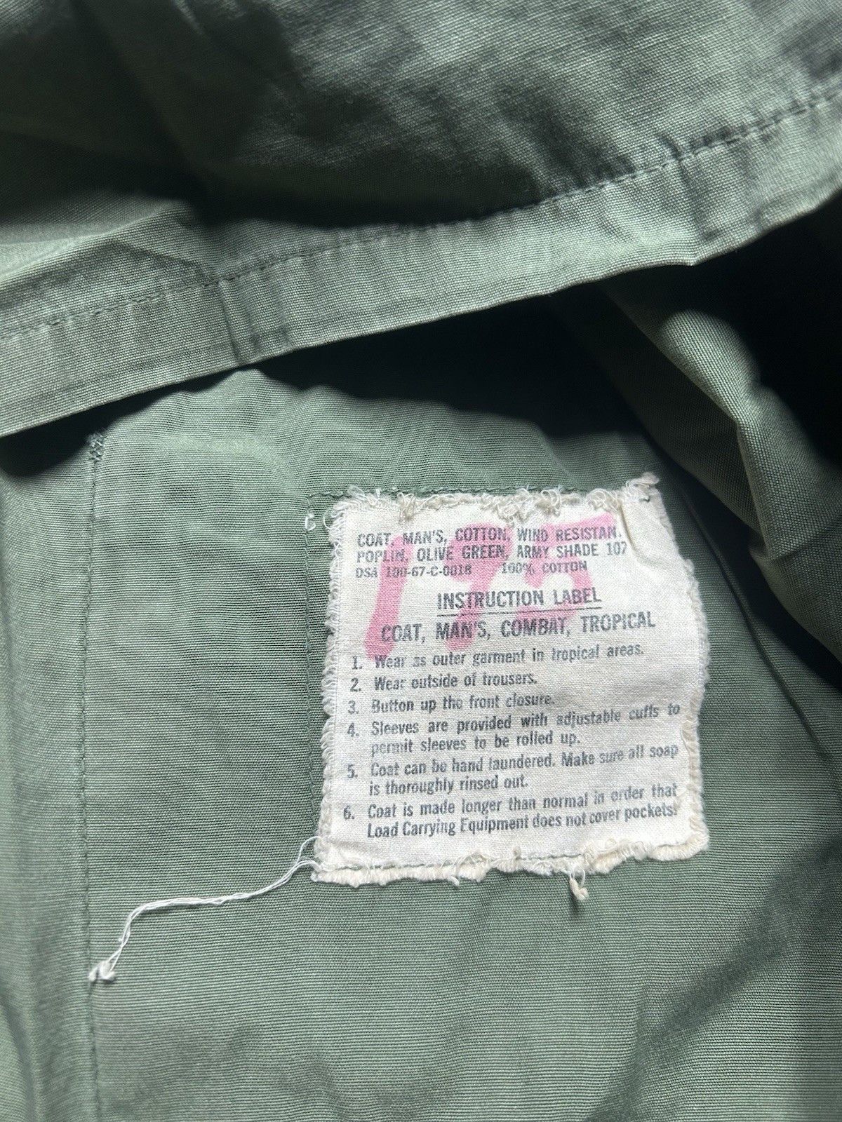 Vintage 60s OG 107 slant pocket shirt non ripstop poplin Vietnam S Size US S / EU 44-46 / 1 - 13 Thumbnail