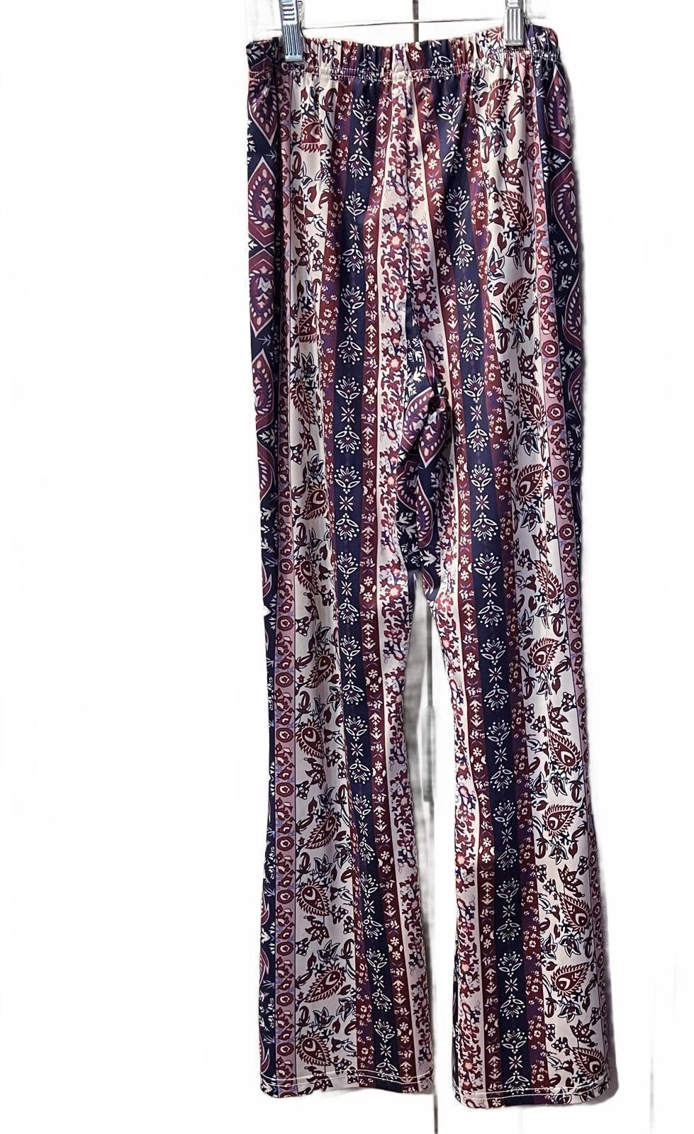 Unknown London Women's Casual Pants with Patterned Design Size Small Size 28" / US 6 / IT 42 - 2 Thumbnail