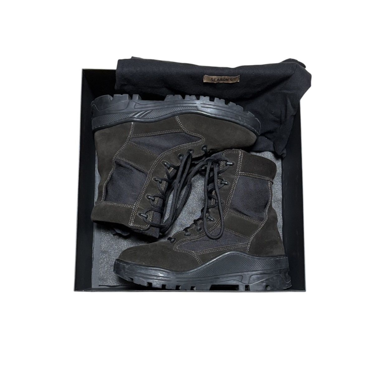 Yeezy YEEZY SEASON 4 COMBAT BOOTS OIL YZY SZN 4 KANYE WEST Size US 9 / EU 42 - 1 Thumbnail