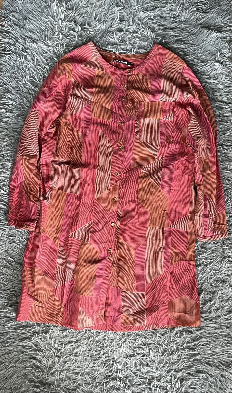 Gudrun Sjoden avant garde linen dress