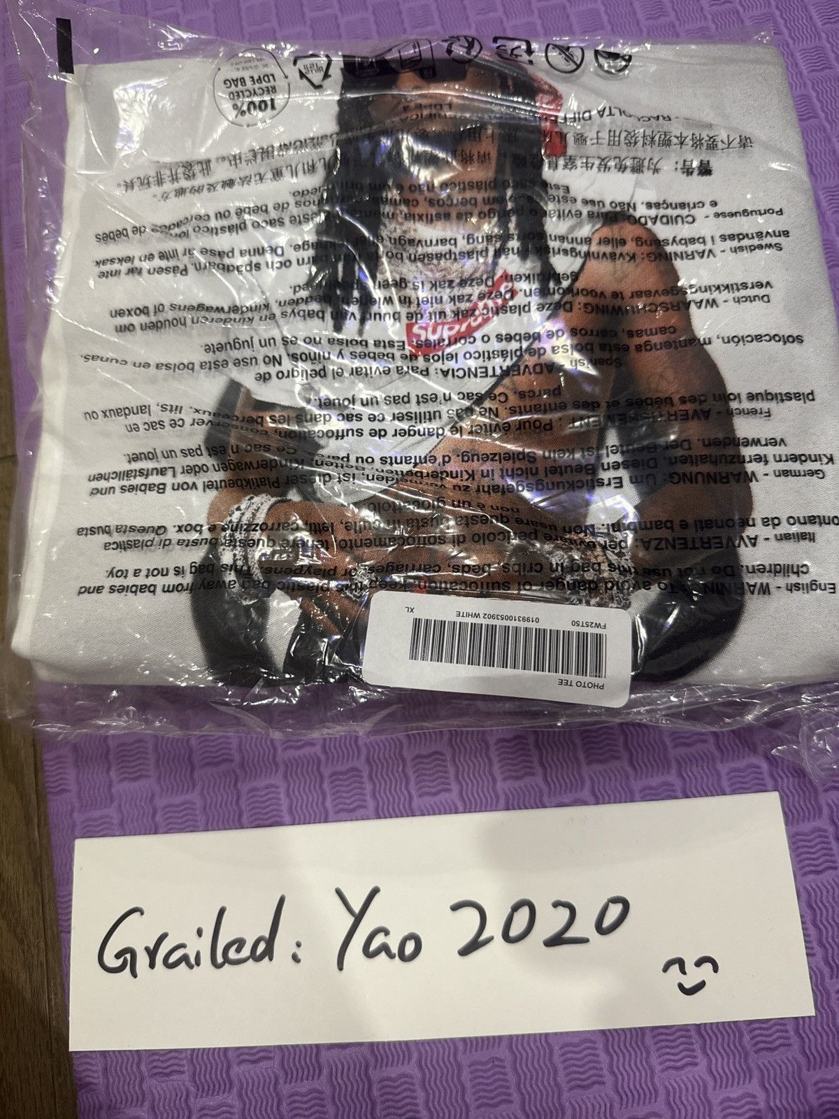Supreme Supreme playboi Carti Tee Size US XL / EU 56 / 4 - 1 Thumbnail
