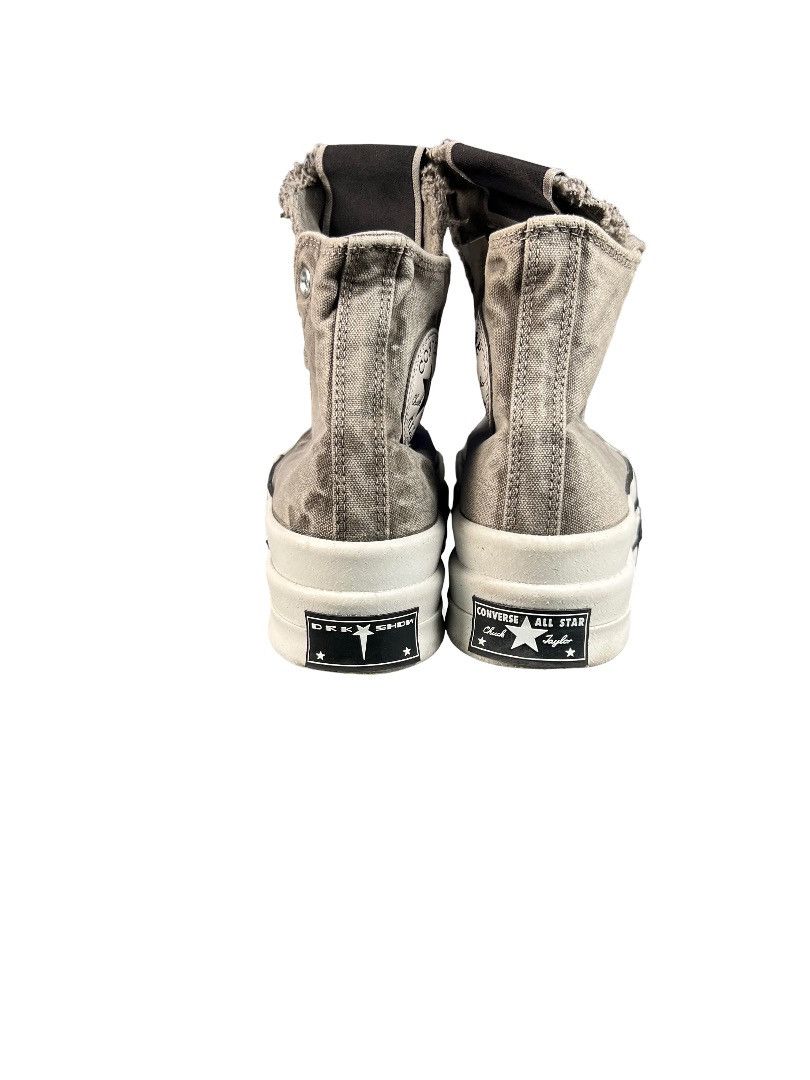 Rick Owens Drkshdw Rick Owens DRKSHDW Dbl DrkStar High-Top Sneakers – Gray Size US 6.5 / IT 36.5 - 6 Thumbnail