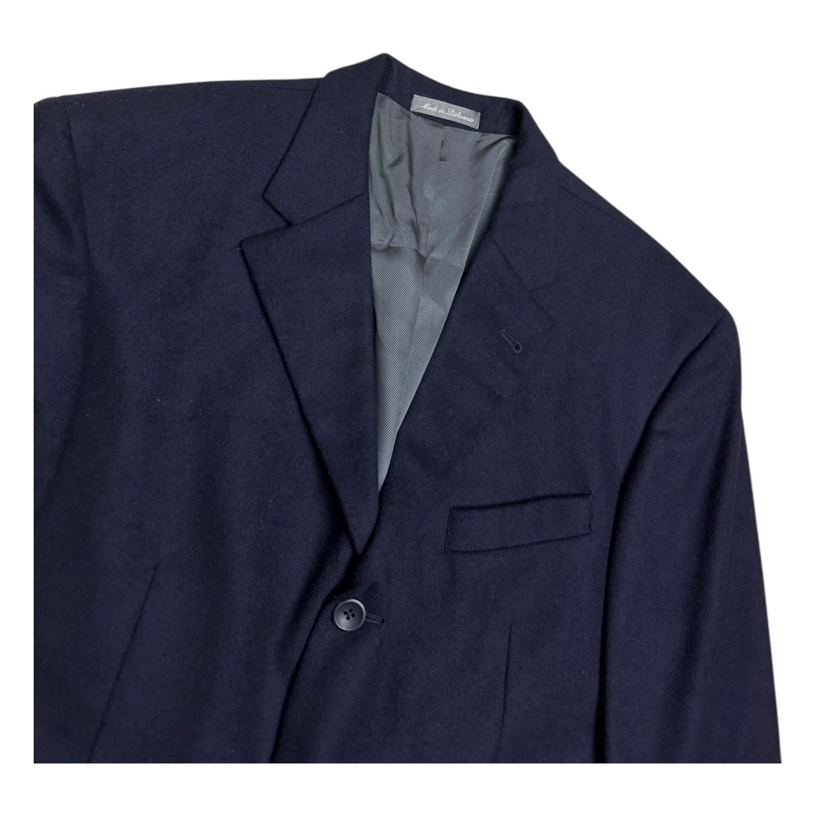Oscar De La Renta OSCAR DE LA RENTA Wool Cashmere Vintage Blazer Jacket 42S Size 42S - 2 Thumbnail