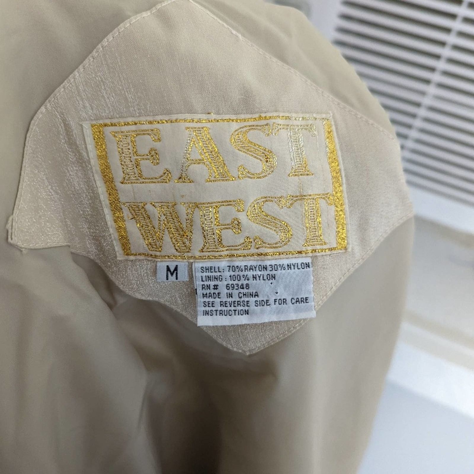 Vintage Vintage East West Gold Quilted Jacket Size M / US 6-8 / IT 42-44 - 11 Thumbnail