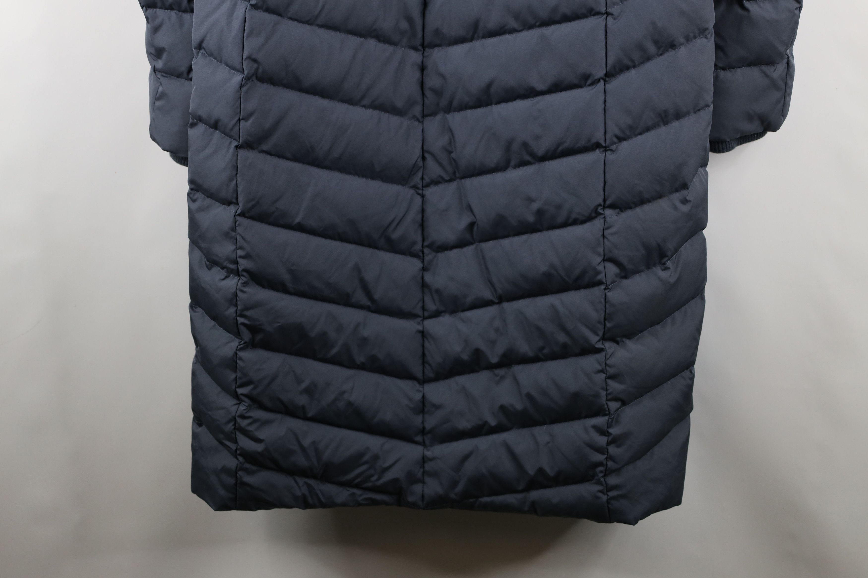 Lands' End × Vintage Lands End Full Length Hooded Duck Down Puffer Jacket Gray Size M / US 6-8 / IT 42-44 - 15 Thumbnail