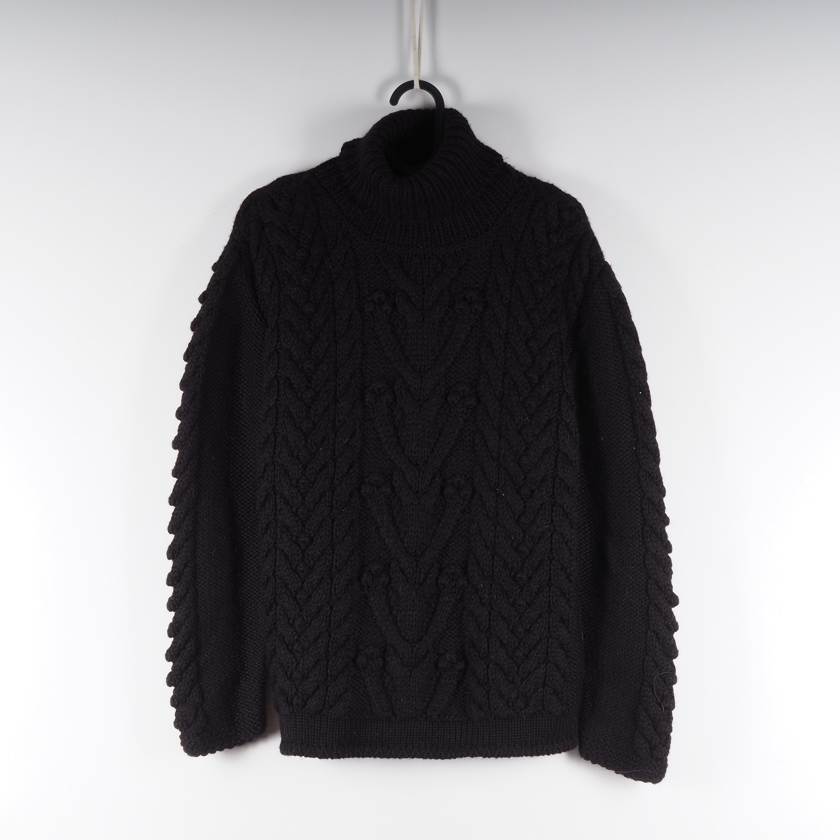 Blumarine Blumarine Vintage Black Knit Turtleneck Pullover Sweater Size L / US 10 / IT 46 - 5 Thumbnail