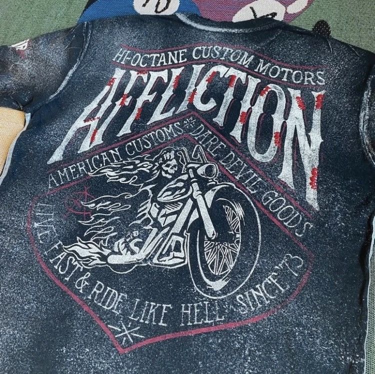 Affliction × Haunted Mound Affliction / Haunted Mound Grave Man T-Shirt Size US XL / EU 56 / 4 - 4 Thumbnail