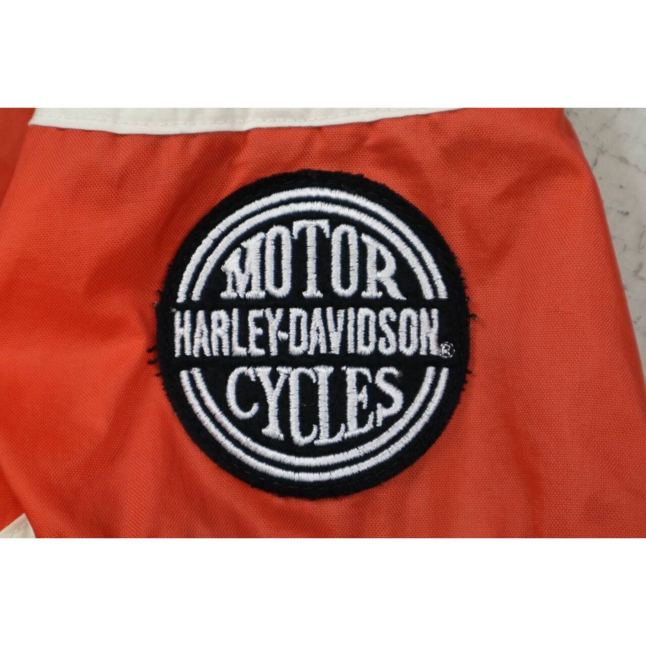 Harley Davidson Harley Davidson Black &Orange Chest Stripe Zip-Up Jacket 42 Size US M / EU 48-50 / 2 - 7 Thumbnail