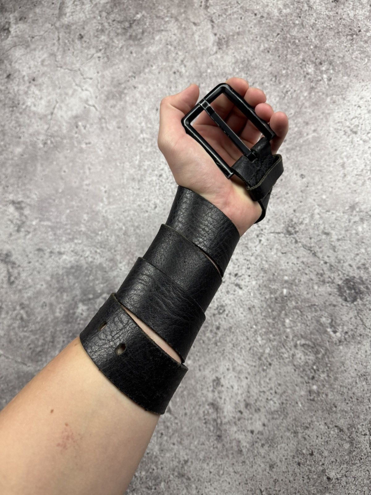 Japanese Brand 00’S NUMBER NINE STYLE OPIUM LEATHER Y2K BELT JAPANESE Size ONE SIZE - 1 Thumbnail