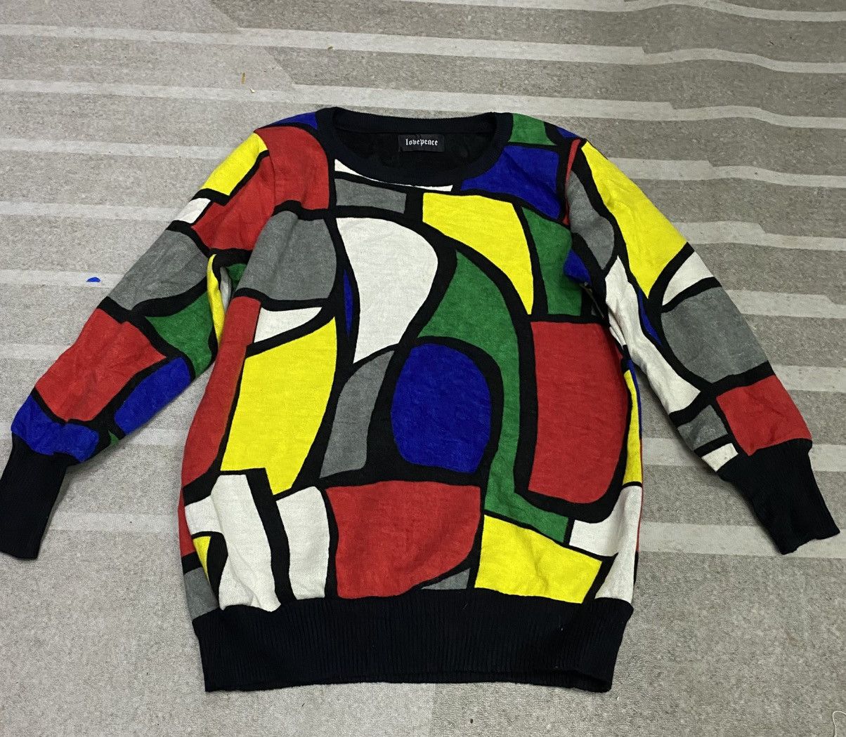 Art Comes First LovePeace Picasso Art Design Sweater Size M / US 6-8 / IT 42-44 - 2 Thumbnail