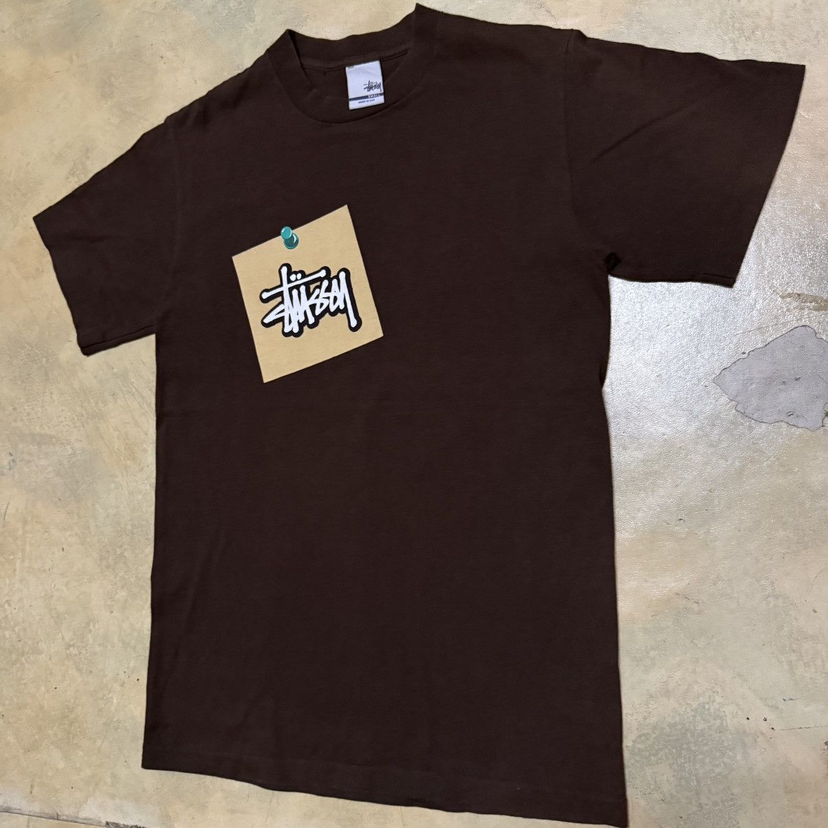 Stussy × Vintage Vintage Stussy Big Big Logo T Shirt Size US S / EU 44-46 / 1 - 2 Thumbnail