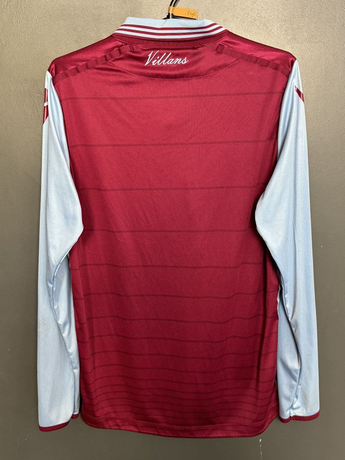 Macron Aston Villa 15/16 Home Football Long Sleeve Jersey Size US M / EU 48-50 / 2 - 2 Thumbnail