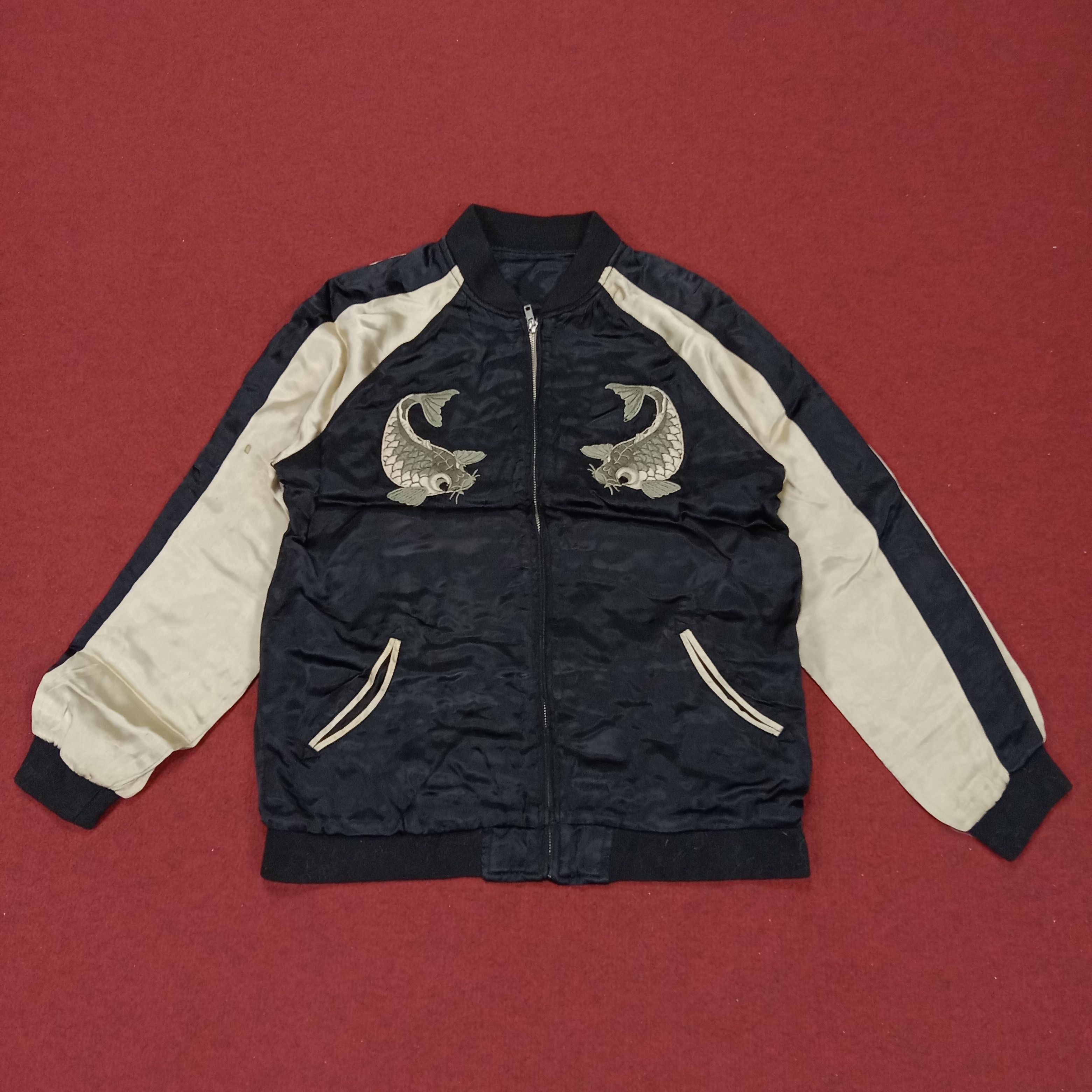 Japanese Brand × Vintage Sukajan Japan Streetwear Style Reversible Jacket Size US S / EU 44-46 / 1 - 3 Thumbnail