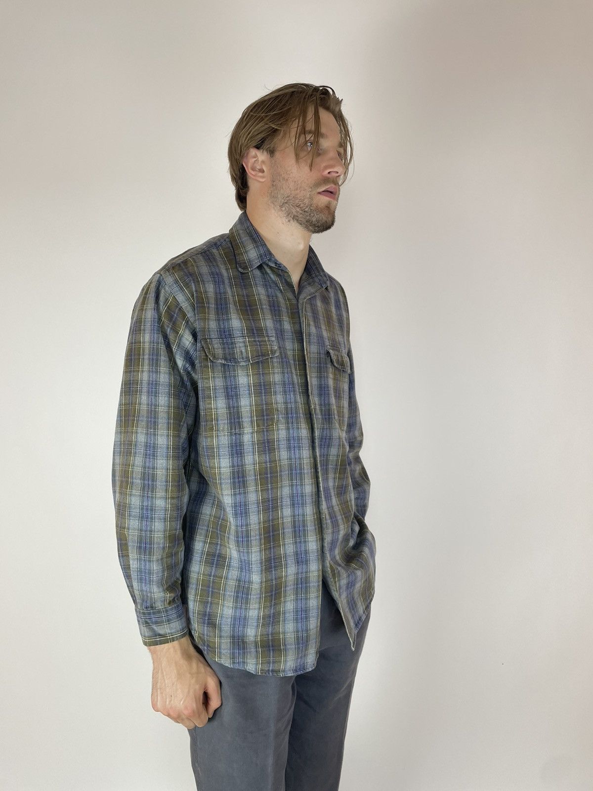 Polo Ralph Lauren × Vintage Ralph Lauren Polo Jeans Co. Plaid shirt long sleeve Large Size US L / EU 52-54 / 3 - 5 Thumbnail