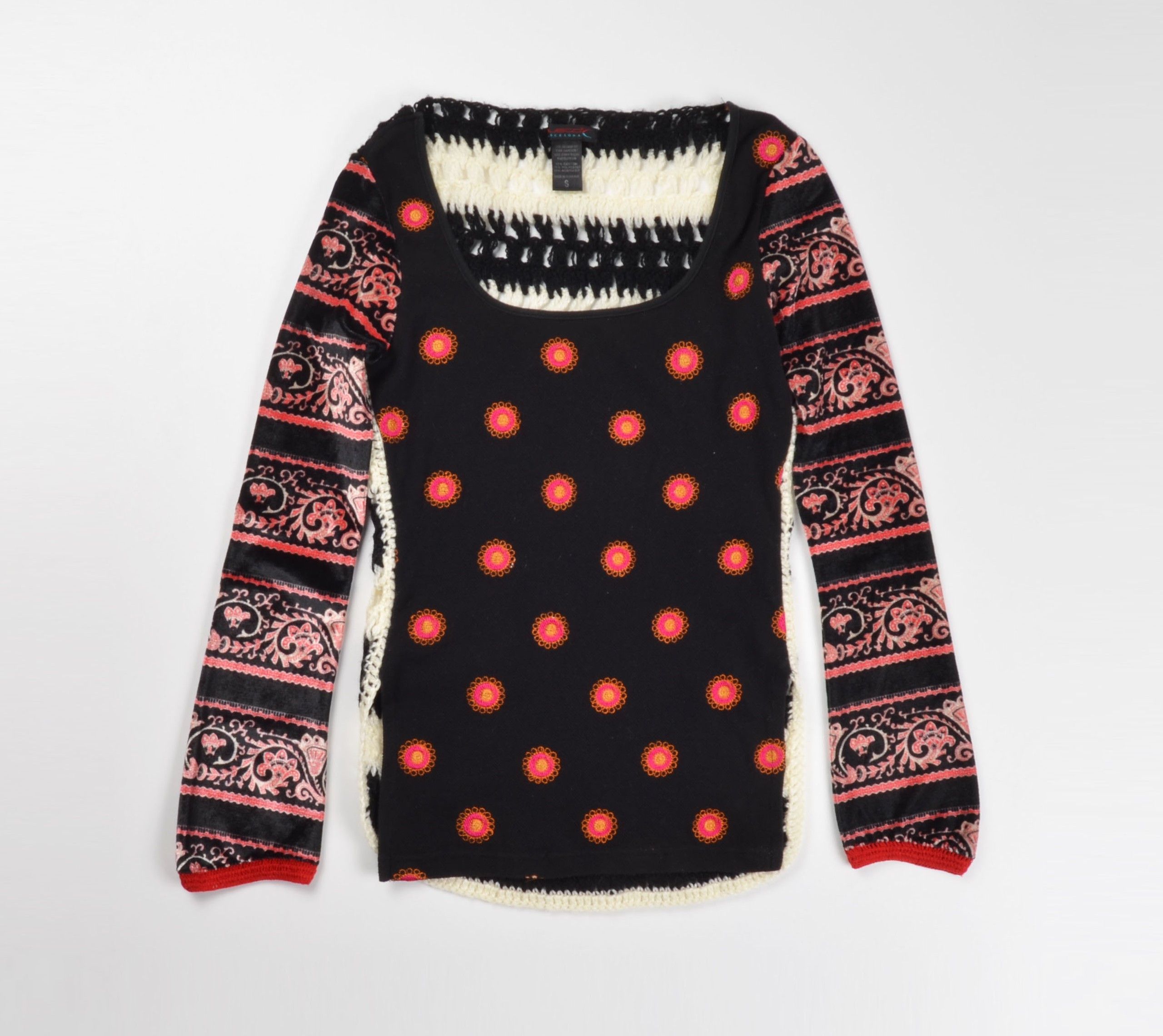Custo Barcelona Vintage Custo Barcelona Rare Y2K Crochet Knit Top Size S / US 4 / IT 40 - 4 Thumbnail