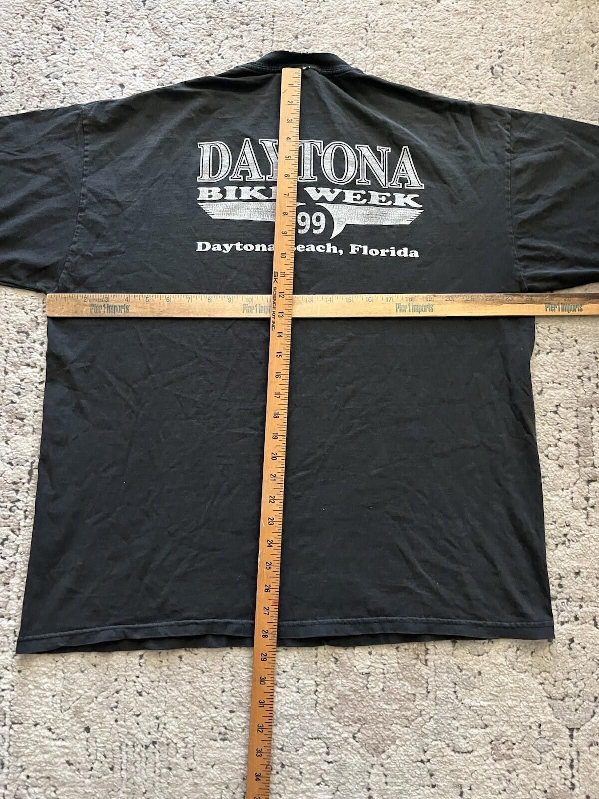Hanes Vintage 1999 Daytona Bike Week T-Shirt XL Hanes Heavyweight Size US XL / EU 56 / 4 - 5 Thumbnail