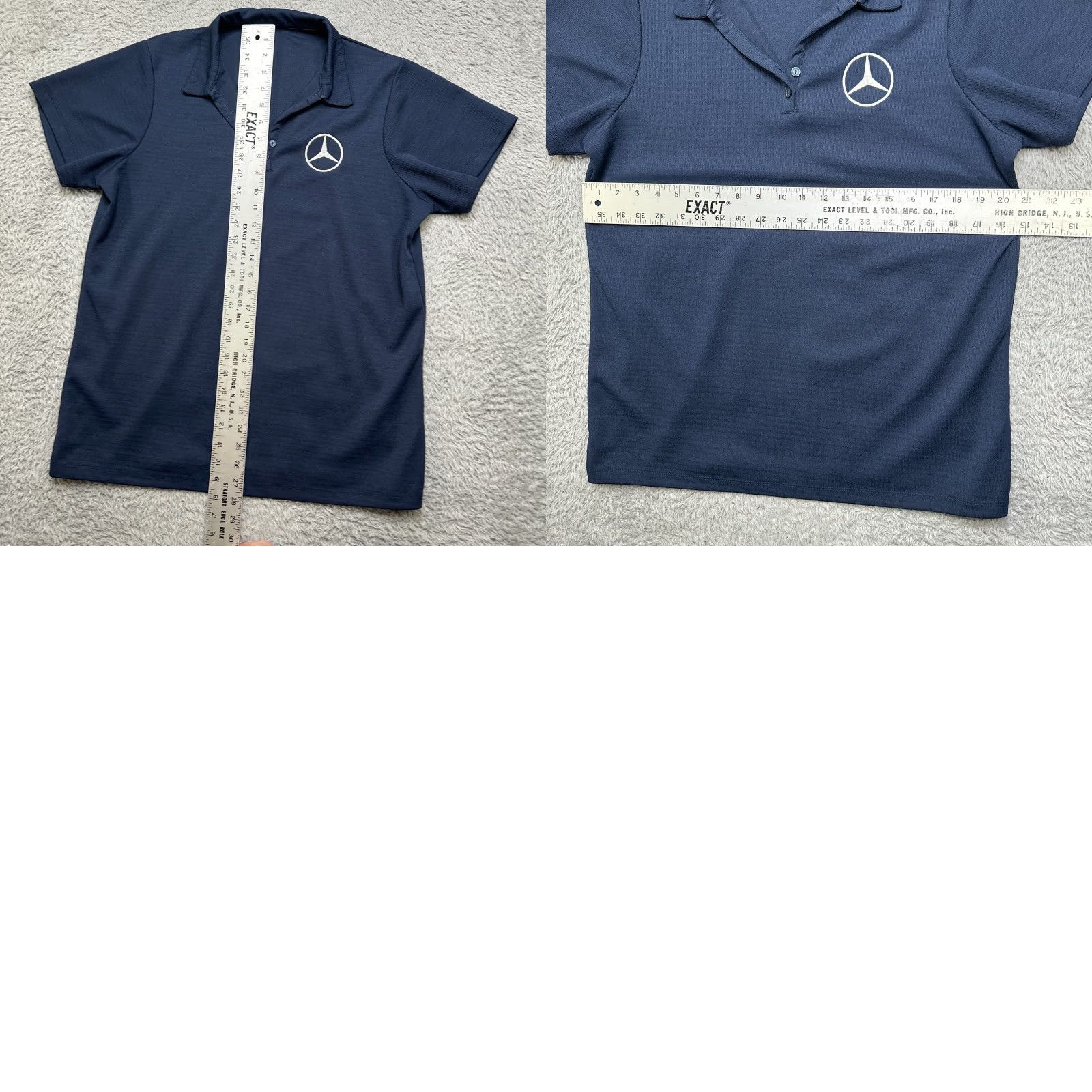Mercedes-Benz Mercedes-Benz Polo Shirt Womens XL Blue Embroidered Logo Golf Performance Polo Shirt Mens? Size XL / US 12-14 / IT 48-50 - 8 Thumbnail