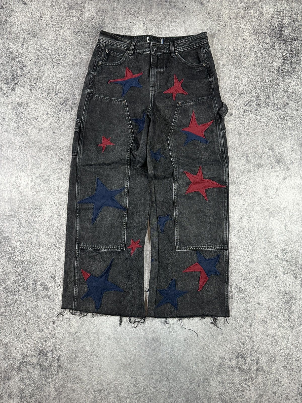 Vintage Y2K Vintage Custom Stars Jeans Streetwear Style USA S-M Rare Size US 32 / EU 48 - 2 Thumbnail