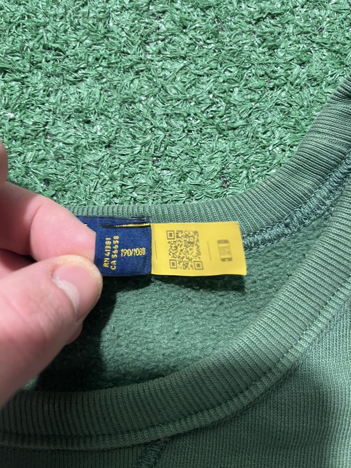 Polo Ralph Lauren Polo ralph lauren vintage sweatshirt khaki boxy Size US XXL / EU 58 / 5 - 4 Thumbnail