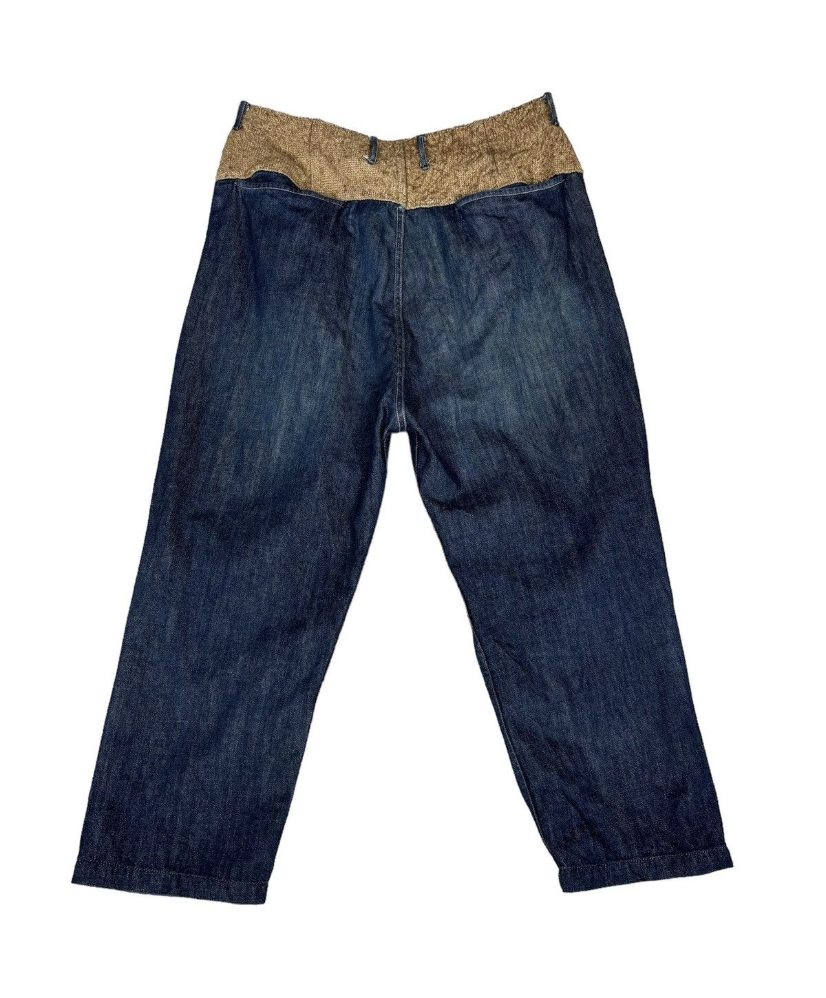 Kapital Kountry Kapital Kiro Hirata Hemp Switching Denim Clown Pants S0368 Size US 32 / EU 48 - 2 Thumbnail