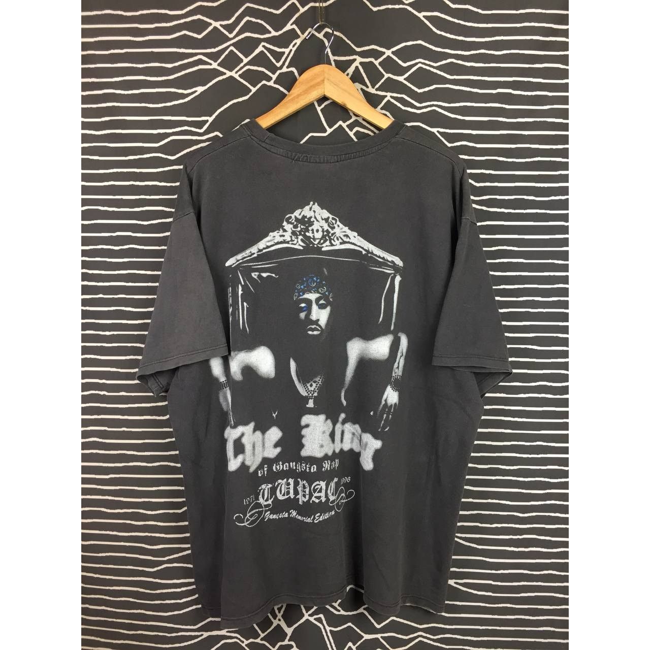 Band Tees Vtg Tupac Shakur The King Of Gangsta Rap Hip Hop Rap Tees Size US XXL / EU 58 / 5 - 12 Thumbnail