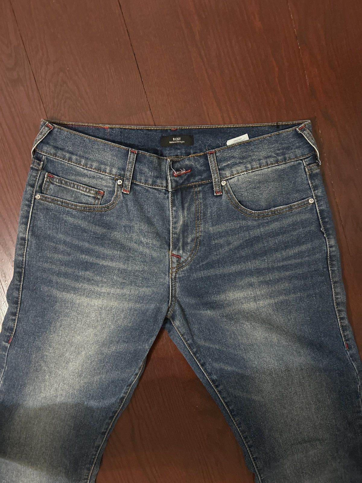 True Religion True Religion Ricky Straight Jeans Size US 32 / EU 48 - 4 Thumbnail