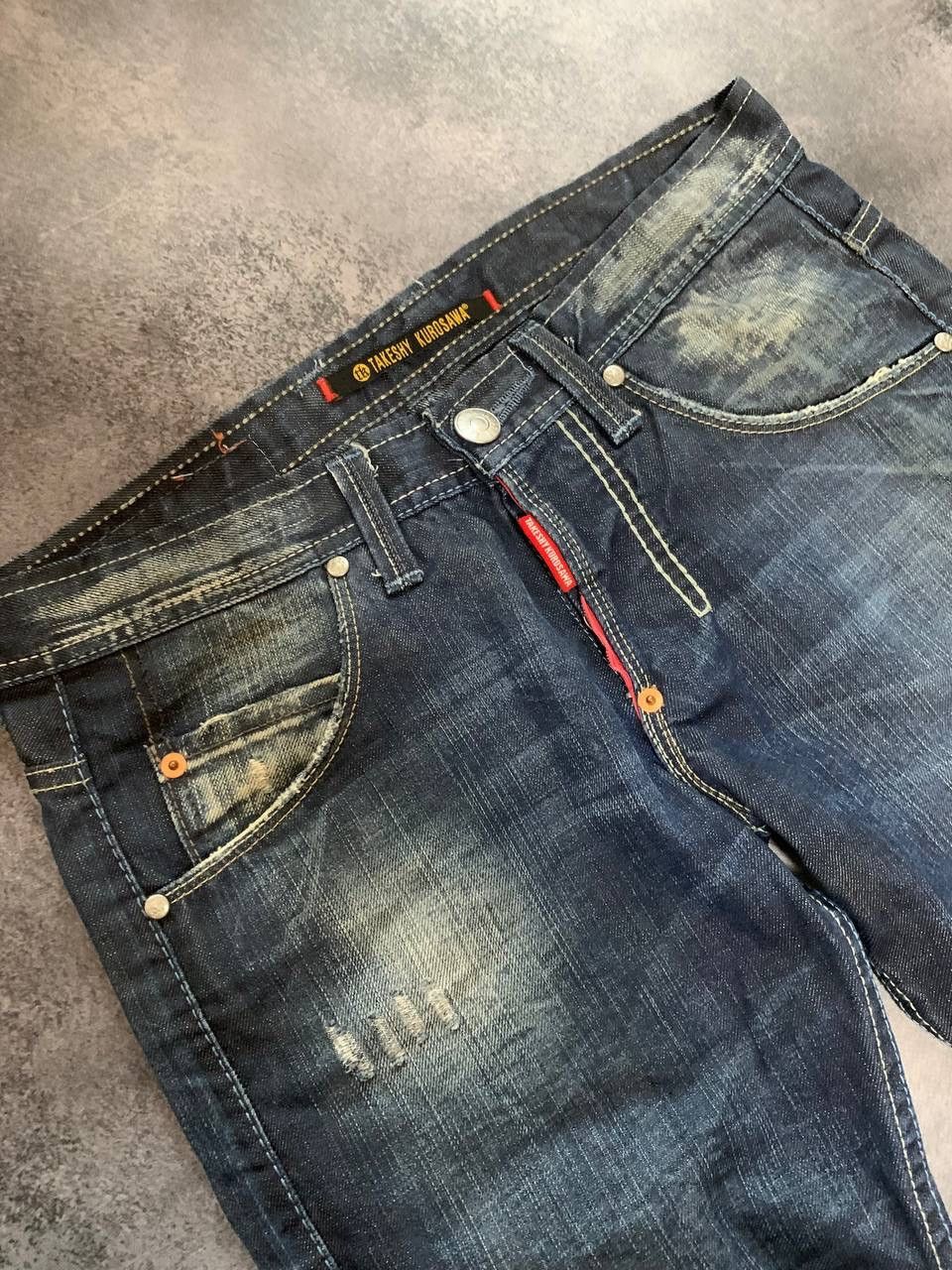 Japanese Brand × Takeshy Kurosawa × Vintage Takeshy Kurosawa Distressed Denim Jeans Japanese Style Size US 30 / EU 46 - 6 Thumbnail