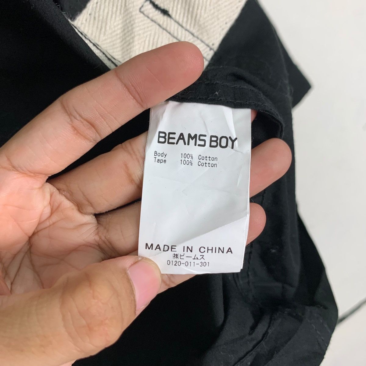 Beams Plus BEAM BOY Black Cotton Mandarin Jacket #0993-C44 Size US S / EU 44-46 / 1 - 16 Thumbnail
