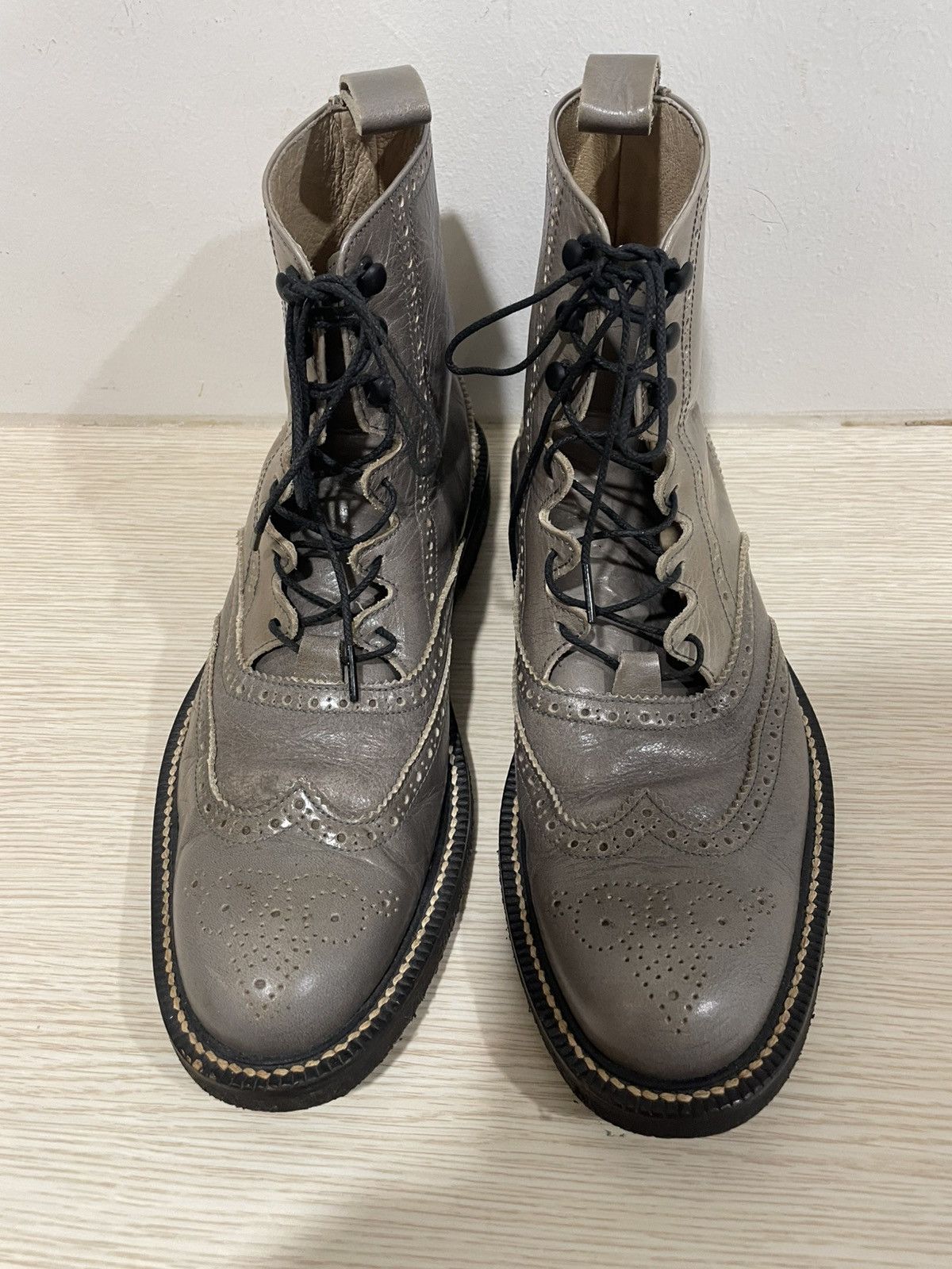 Dry Bones 603 DSHC008 Dry Bones Wingtip Boots Size US 8.5 / EU 41-42 - 4 Thumbnail